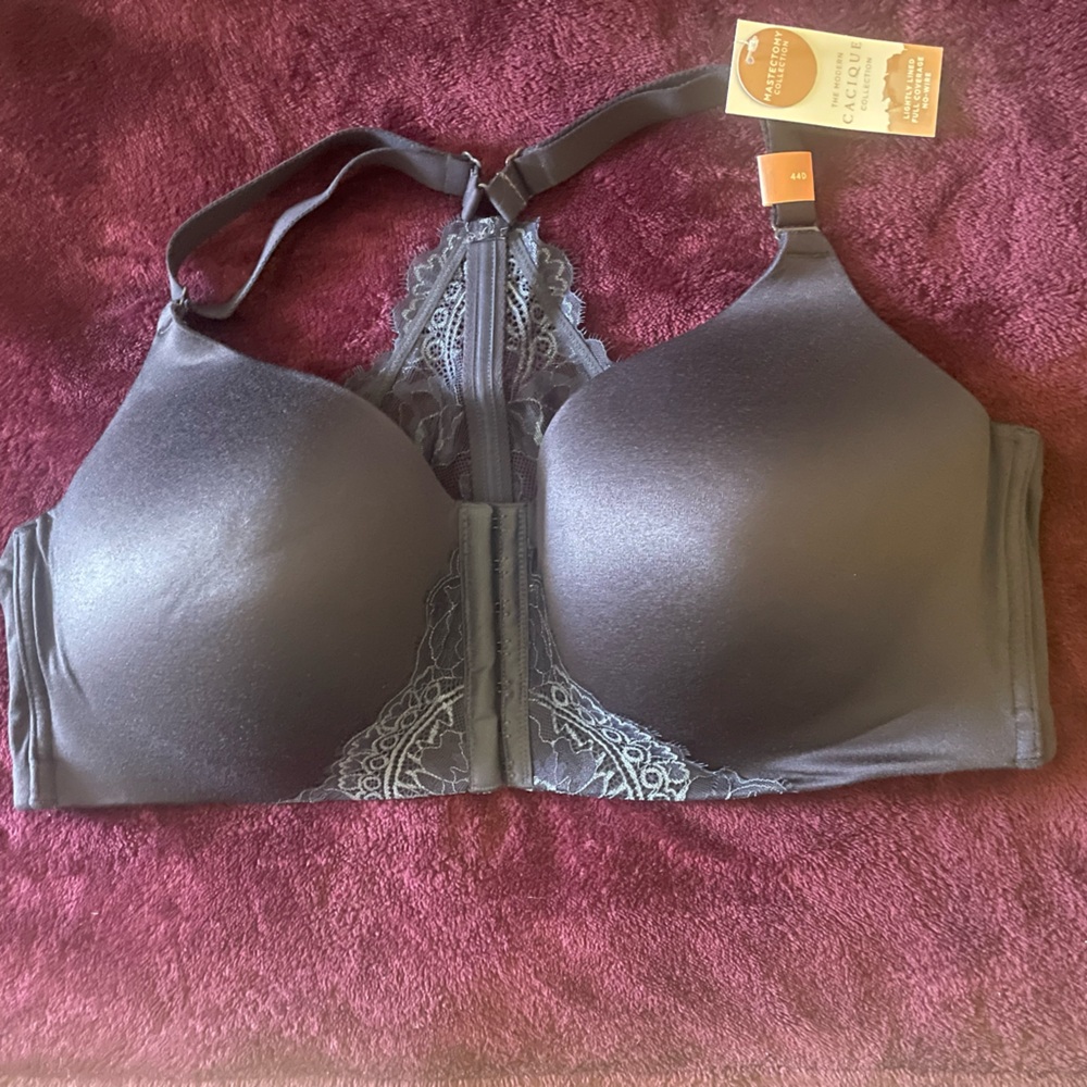 Clinique Blue Lace Detail Bra Wire Free